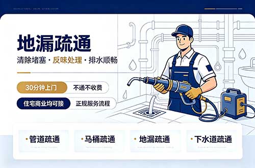 城阳地漏疏通
