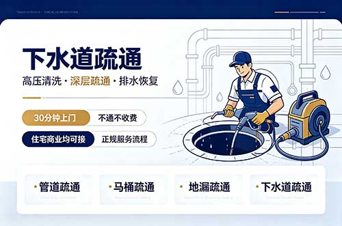 城阳下水道疏通