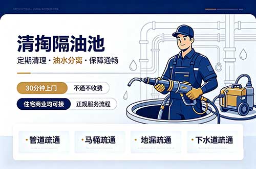 城阳清掏隔油池